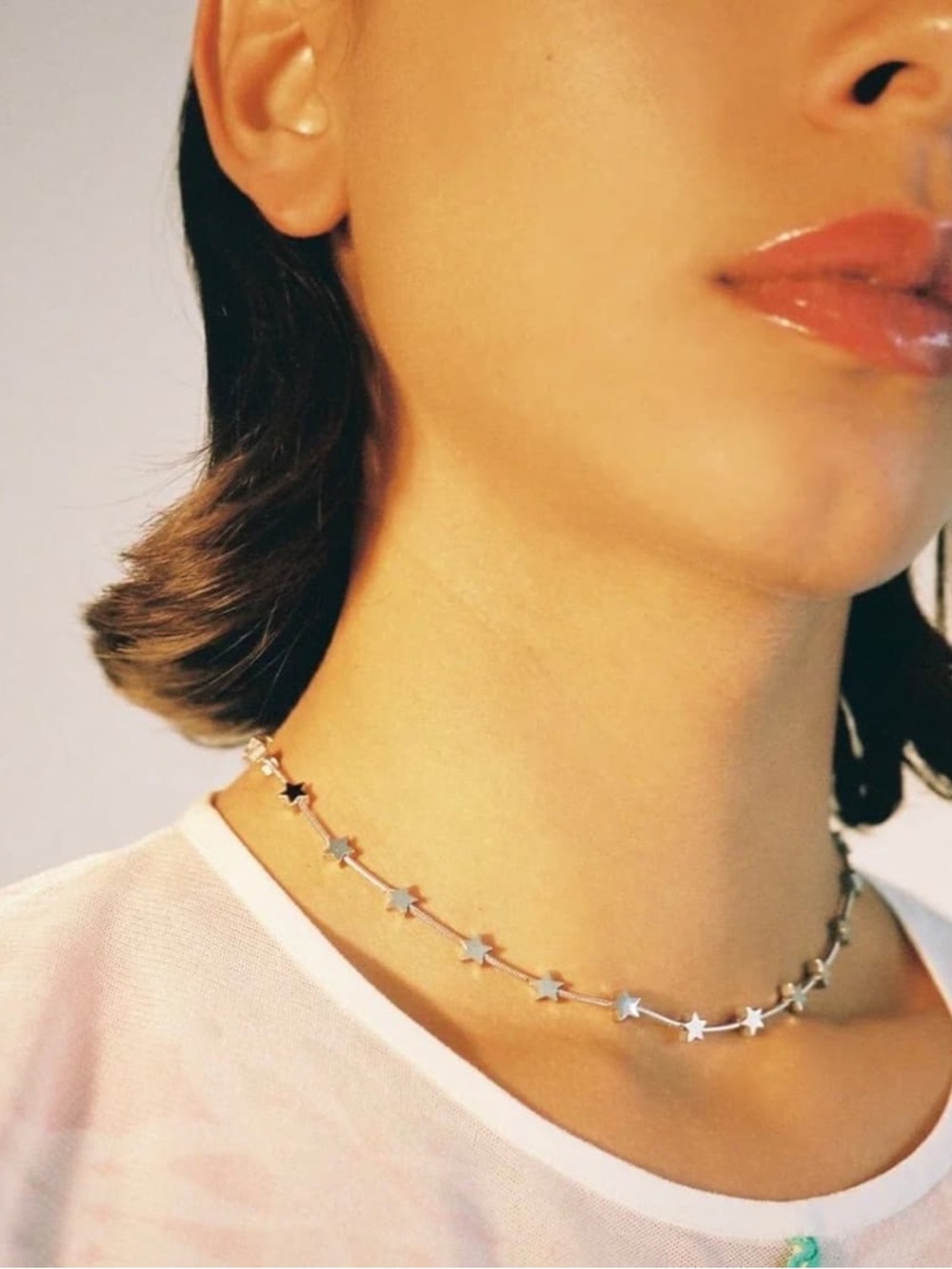 Little Star Silver Choker
